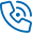 Blue phone icon