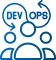 Blue service icon