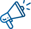 Blue service icon