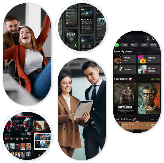 Entertainment industry visuals