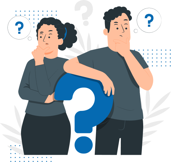 Boy & Girl standing in confusing state
