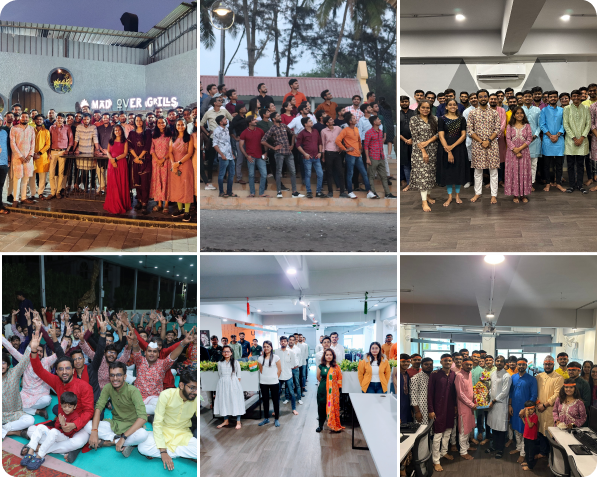 Mix photo of whole year celebration
