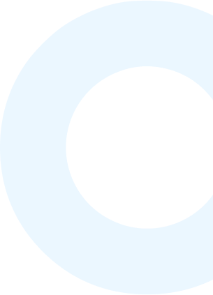 Sky blue circle ring
