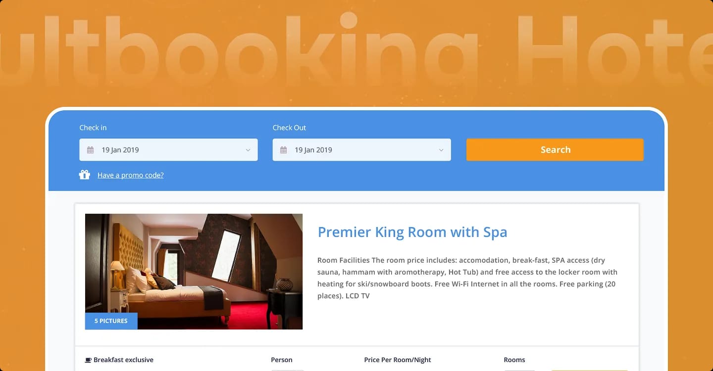 CultBooking Grid Full Row