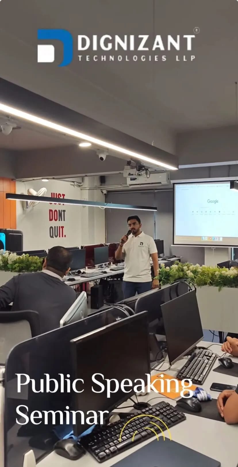 Public speaking seminar