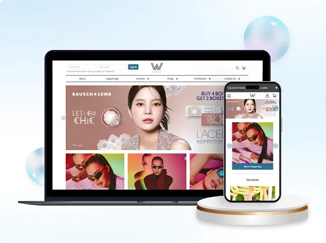 W Optics Image in Mobile & Laptop