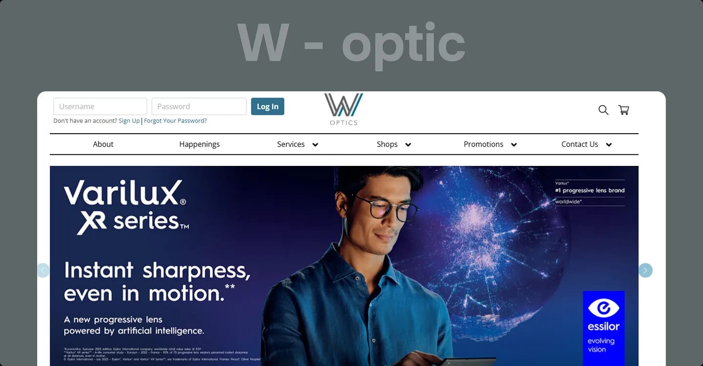 W Optics Grid Image Full Row